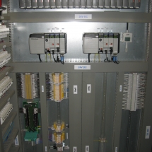 RS - PLC, pohľad na celý rozvádzač v redundantnom prevedení