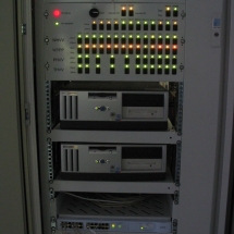 RS - havarijný panel, PC, switch